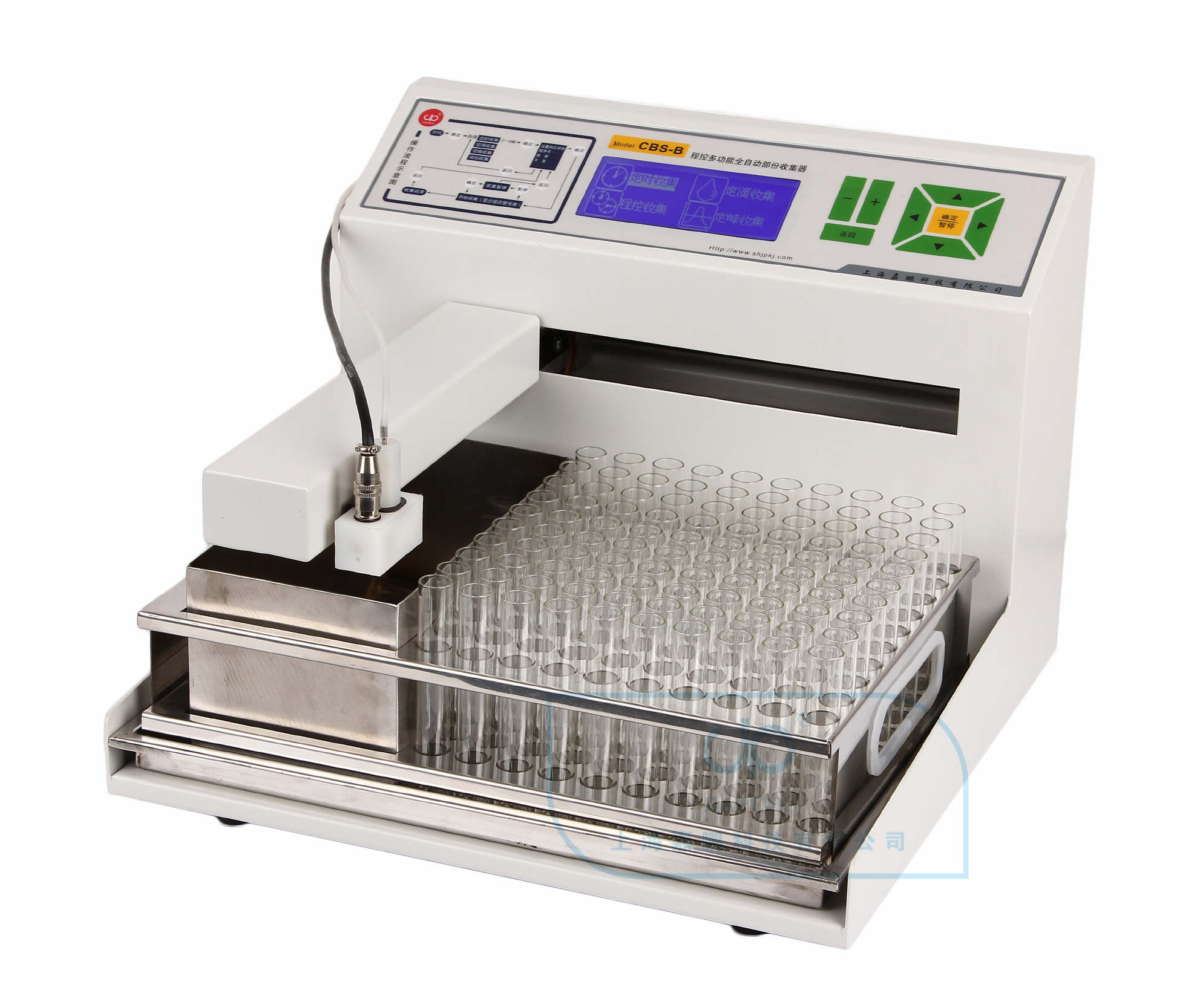 上海嘉鵬程控多功能全自動部份收集器 （藍(lán)膜LCD）CBS-A