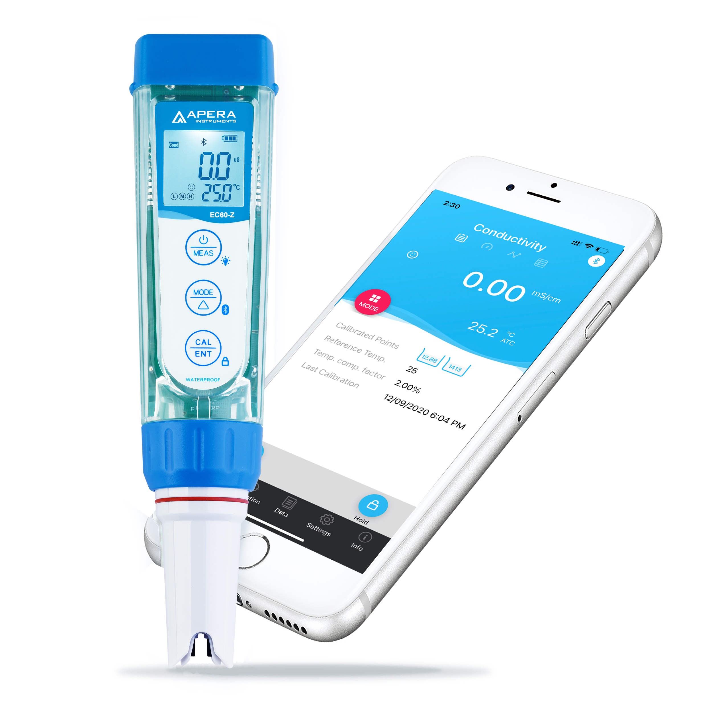 上海三信藍牙筆式電導率儀 EC60-Z